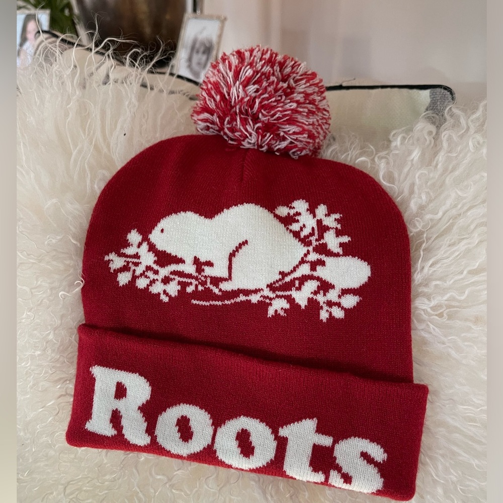Roots Hat - Red Beanie